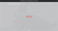 Desktop Screenshot of mirweightedvest.com